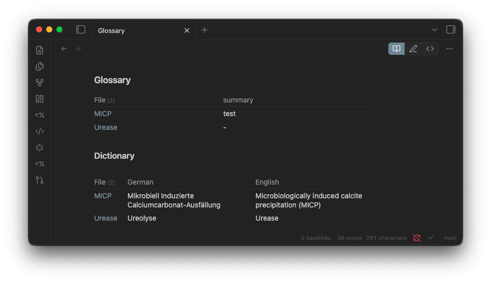 Glossary — auto-rendered list of concept notes with their definitions.